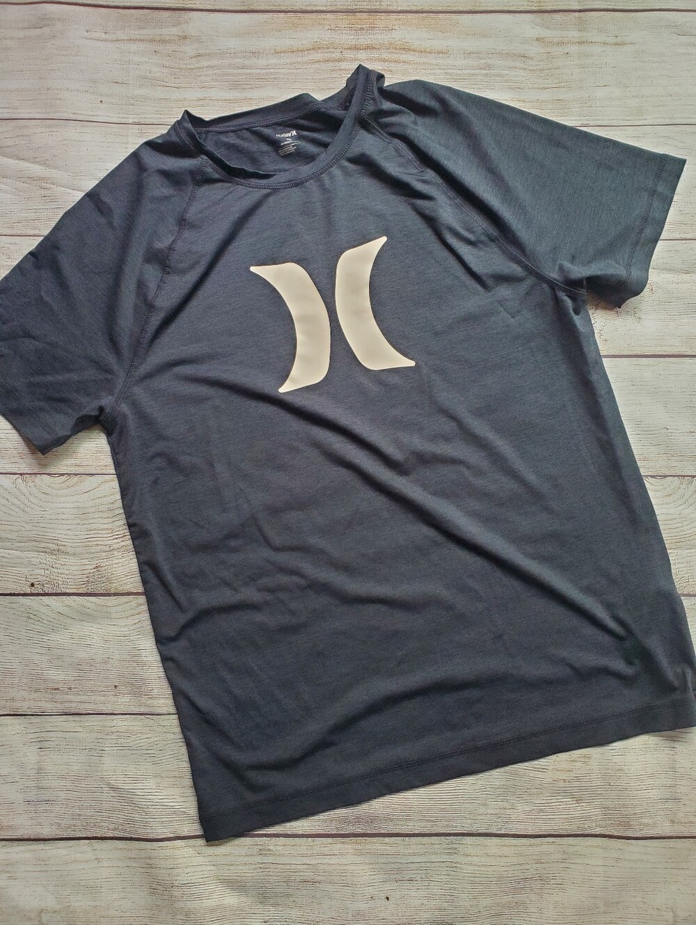 Hurley Mens Short-sleeved Rash Guard